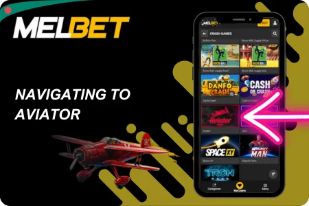 Melbet app Aviator on Android