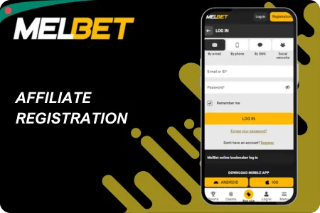 Melbet Affiliate Registration