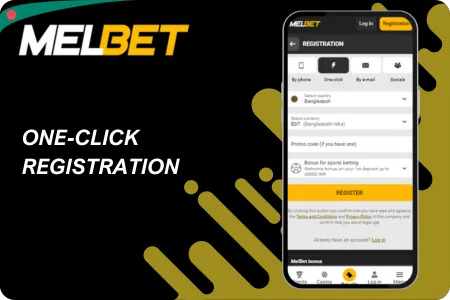 Melbet One-Click Registration